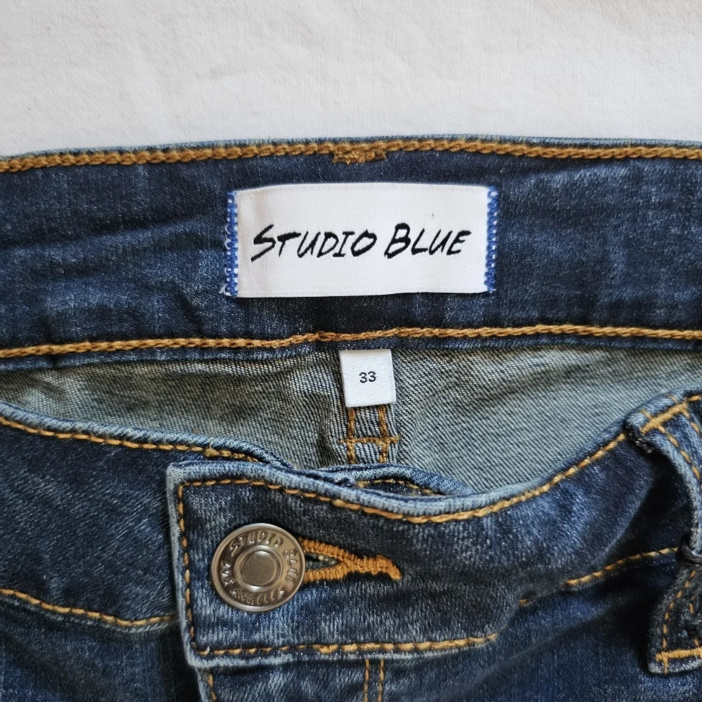 NWT Studio Blue Imogen Stretchy Denim High-rise Western Bootcut Jeans Size 33 - Picture 3 of 6